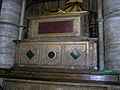 The tomb of King Henry III in the Abbey