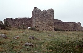 The ruins of the medieval castle of Mendenitsa