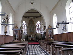 Intérieur de l'église.