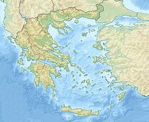 Tilos na zemljovidu Grčke