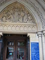 Image 31Entrance at Truro Cathedral has a welcome sign in several languages, including Cornish. (from Culture of Cornwall)