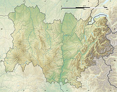 Ibie is located in Auvergne-Rhône-Alpes