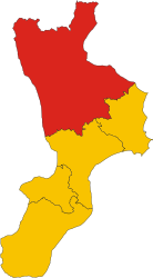 Provincia di Cosenza – Mappa