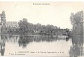 Le pont ferroviaire au-dessus du canal (carte postale).