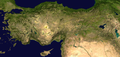 Türkiye'nin uydu haritası Satellite map of Turkey Carte satellite de la Turquie Satelliten-Karte der Türkei Mapa de satélite de Turquía Mapa de satélite da Turquia خارطة الأقمار الصناعية من تركياا