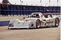 Johansson driving a Joest Porsche WSC-95 at the 1997 Donington 2 Hours.