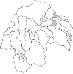 Lösings härads läge i Östergötland.