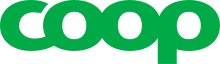 Logo of the Coop grocery stores in Sweden