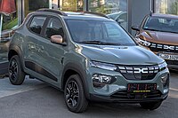 Partea din față a Dacia Spring Extreme 2023