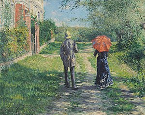 Paar beim Spaziergang (Gustave Caillebotte)