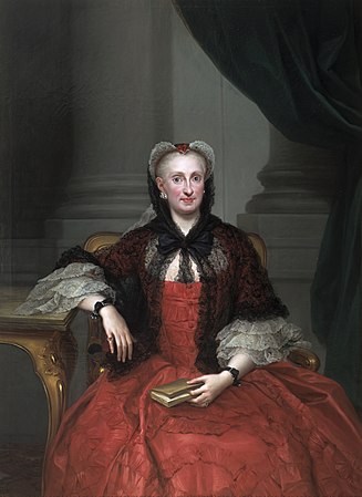 Maria Amalia von Sachsen, poltred gant Anton Raphael Mengs e-tro 1761