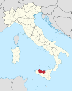 Provincia di Palermo – Localizzazione