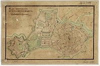 Plan d'Arras en 1793.