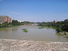 The Ebro river.