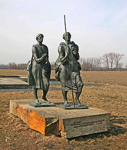 H. Adalbert (Vojtech) en zijn broer Gaudentius (Radim) monument in Libice (Tsjechië)