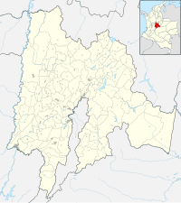 Carte des municipalités du Cundinamarca
