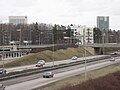 Länsiväylä and the towers of Keilaniemi