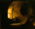 Rembrandt, Le Philosophe en méditation