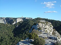 Le plateau de La Caume vu depuis le mont Gaussier.