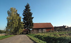 okraj obce směrem od Velichovek