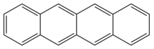 Structuurformule van tetraceen