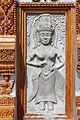 Phù điêu apsara ở Sisaket, Thái Lan