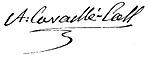 Aristide Cavaillé-Coll aláírása