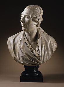 Portrait d'homme (1791), plâtre, musée d'Art du comté de Los Angeles.