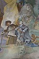 Freska od Franze Antona Maulbertsche v interiéru kostela sv. Hippolyta na Hradišti u Znojma