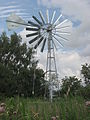 Poldaw-pump im Wicken Fen (Cambridgeshire, UK, 2014) 18-flügelig von Neale Consulting Engineers Limited, GB Windpumps