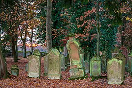 Old Jewish cemetery at Heinsheim, Bad Rappenau