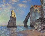 Klipporna vid Etretat, 1885, Clark Art Institute, Williamstown, Massachusetts