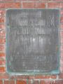 Memorial plaque for the antifascist resistance group against the Nazis „Widerstandsgruppe Mannhart“ (resistance group Mannhart) in Berlin-Tegel