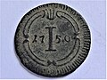 Wertseite Münsteraner Pfennig von 1750, DMK 1