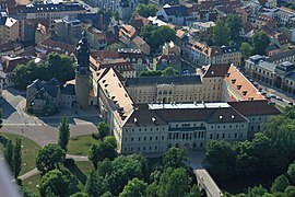 Luftbild der Schlossanlage von Osten