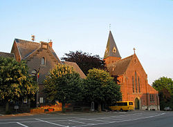 The municipal centre and St Peter's Church