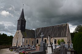 De kerk van Les Oubeaux