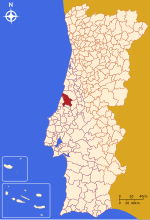 Leirian Portugalin kartalla