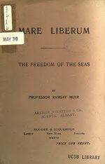 Miniatura para Archivo:Mare liberum; the freedom of the seas (IA mareliberumfreed00muiriala).pdf