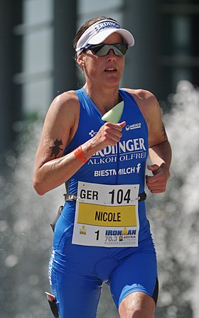 Nicole Leder beim Ironman 70.3 Austria 2012