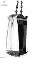 Yemenite Torah case with finials