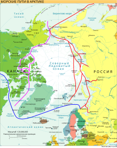 Arctic Bridge sea route linking Murmansk to the Canadian port of Churchill, Manitoba.