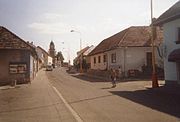 Een straat in Bojnice