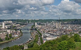 Panorama van Rouen