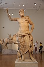 Thumbnail for File:Parian Marble Statue of Poseidon, from Melos, Cyclades, 125-100 BC (27884076403).jpg