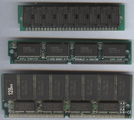 SIMM moduluak (30, 68, 72 pin)