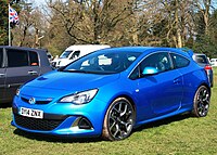 Vauxhall Astra VXR for UK market