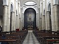 Glavna ladja. Za oltarjem je slika, ki posnema prvoten izgled kapele sv. Prta z oltarjem Bertola. Obe deli sta bili močno poškodovani v požaru leta 1997 in so še vedno v obnovi