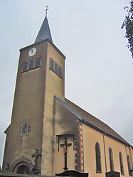 The church in Loudrefing