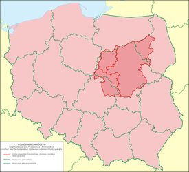 Tri zgodovinska Mazovska vojvodstva v primerjevi s sedanjimi poljskimi vojvodstvi
